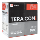 Кабель витая пара TERACOM PRO Cat.5E U/UTP 4 пары solid 24AWG цвет серый упак. 305м  TRP-5EUTP-04PVC-GY-IN3  EKF