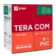 Кабель витая пара TERACOM PRO Cat.5E U/UTP 4 пары solid 24AWG цвет серый упак. 305м  TRP-5EUTP-04PVC-GY-IN3  EKF