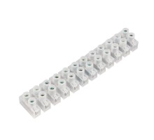 Клеммная колодка винтовая KВ-40 (25-40 мм), ток 100 A, полиэтилен белый (ЗВИ)  07-5040  REXANT