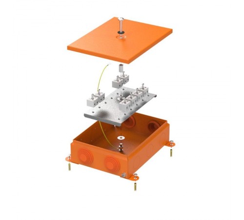 Коробка металлическая огнестойкая 70-0385-FR6.0-16 E15-E120 RAL2004 150x200x60 (6 шт/кор)  70-0385-2004-FR6.0-16  Промрукав