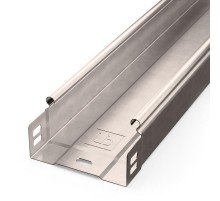 Лоток неперфорированный Стандарт INOX (AISI 409) 100х50х3000 (0,7 мм) (24 м/уп)  PR16.2389  Промрукав