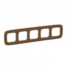 Valena ALLURE Орех Рамка 5-ая  754465  Legrand