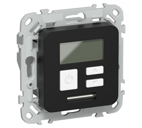 FLITE Термостат электронный с дисплеем 16А Т-ФлЧ черный  FI-RT11-K02  IEK