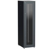 Шкаф LINEA E 47U 600х800мм двери 2шт стек. и метал. чер.  LE05-47U68-GM  ITK