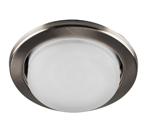Светильник потолочный встраиваемый под лампу GX53 DL53 15W 230V GX53, без лампы, титан  28946  FERON