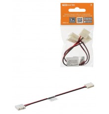 Коннектор для гибкого соединения двух светодиодных лент шириной 10 мм, (уп. 2 шт)  SQ0331-0403  TDM