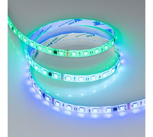 Светодиодная лента герметичная DMX-SE-B60-10mm 24V RGB-PX6 (14 W/m, IP65, 5060, 5m) (Arlight, бегущий огонь)  039607  Arlight