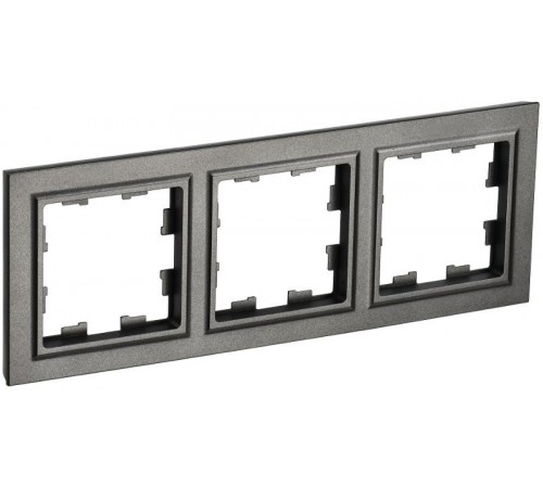 BRITE Рамка 3-ая РУ-3-БрТБ темная бронза  BR-M32-K45  IEK