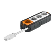 Коробка монтажная укомплектованная UT4 GST18i (3+1 розетки) с кабелем  7404684  OBO Bettermann