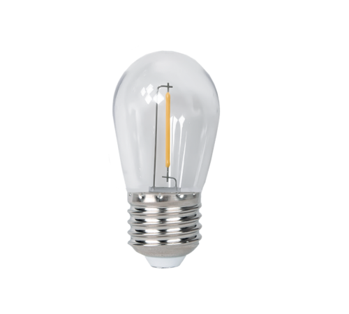 Лампа светодиодная для белт-лайта PLED- ECO- S14 1w E27 2700K CLEAR  .5040625  Jazzway
