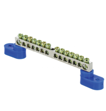 Шина "N" 63.14 (2 изолятора стойка) никель EKF PROxima  sn1-63-14-2  EKF