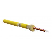 FO-DT-IN-9S-12-HFLTx-YL Кабель волоконно-оптический 9/125 (SMF-28 Ultra) одномодовый, 12 волокон HFLTx, -40°C - +70°C, желтый  394546  Hyperline