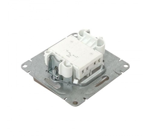 Механизм выключателя, одноклавишный, кнопочный, шампань Эпика  UP1-SWC-13 EKF