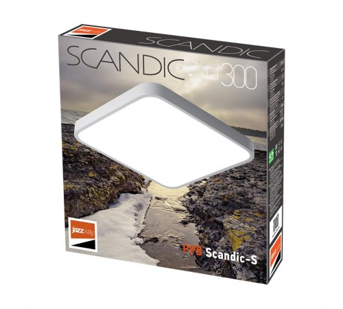 Светильник светодиодный бытовой PPB Sсandic-S 36w 4000K GR IP20 330*330*50  .5037236  JAZZWAY