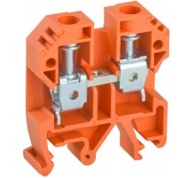 Клемма винтовая КВИ-10мм2 оранжевая  YZN30-010-K09  IEK