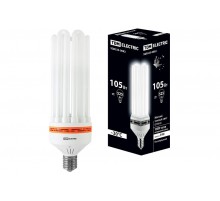 Лампа энергосберегающая КЛЛ-6U-105 Вт-2700 К-Е40 (105х350 мм)  SQ0323-0082  TDM