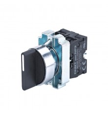 Переключатель NP2-BD35, 3 положения фиксацией, 1НО+1НЗ, IP40 (R)  574658  CHINT