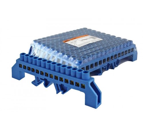 Шина "N" нулевая в изоляторе на DIN-рейку 8x12мм 14 групп   SQ0801-0080  TDM