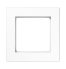 Рамка для вертикальной и горизонтальной установки, 1 пост; дюропласт; белый; A CREATION  AC581WW  Jung