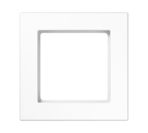 Рамка для вертикальной и горизонтальной установки, 1 пост; дюропласт; белый; A CREATION  AC581WW  Jung