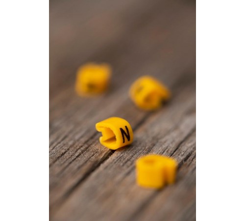 Маркер-кабельный 1,5кв.мм "N" (1000шт.) (ЕС-0) EKF PROxima  plc-KM-1.5-N  EKF