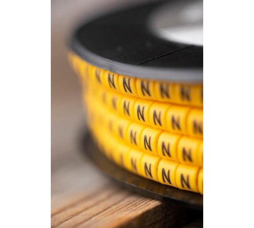 Маркер-кабельный 1,5кв.мм "N" (1000шт.) (ЕС-0) EKF PROxima  plc-KM-1.5-N  EKF