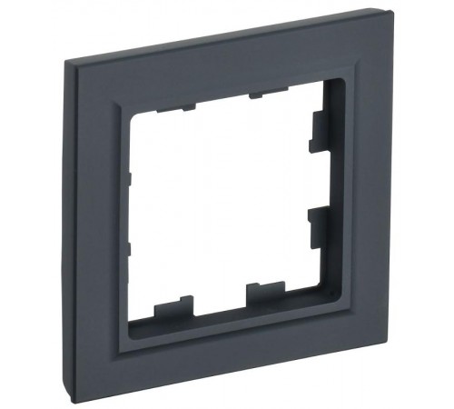 BRITE Рамка 1-ая РУ-1-БрГ графит  BR-M12-K53  IEK