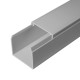 Кабель-канал серый RAL 7035 40х40 (60м/уп) 2-й замок в п/э   PR03.0076  ПРОМРУКАВ