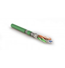 SFTP4-C8.1-S23-IN-LSZH-GN-500 (500 м) Кабель витая пара, экранир. S/FTP, категория 8.1 (Класс I, 2000MHz),4 пары(23 AWG) 445171  Hyperline