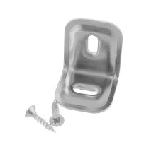 Угол мебельный 26х31х27 с шурупом (2 шт) цинк - пакет ( 0,03949 кг)  110079  Tech-KREP