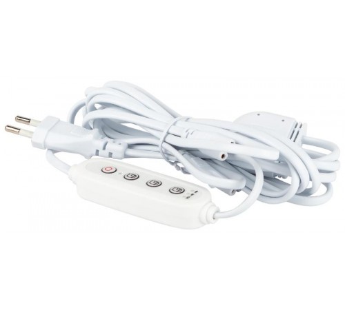 Разветвитель сетевой для линейных светильников  Разветвитель 3х IEC C7 2pin 2m+timer на 3 точки с таймером 4, 8, 12H  Б0066933  ЭРА