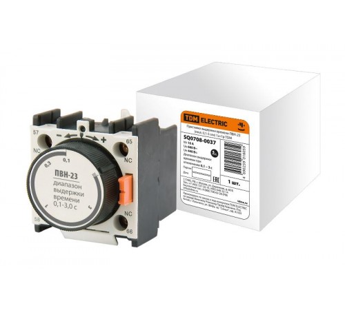 Приставка ПВН-23 ( откл. 0,1-3 сек ) 1з+1р   SQ0708-0037  TDM