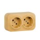 Quteo Сосна Розетка 2-я с заземлением  782293  Legrand