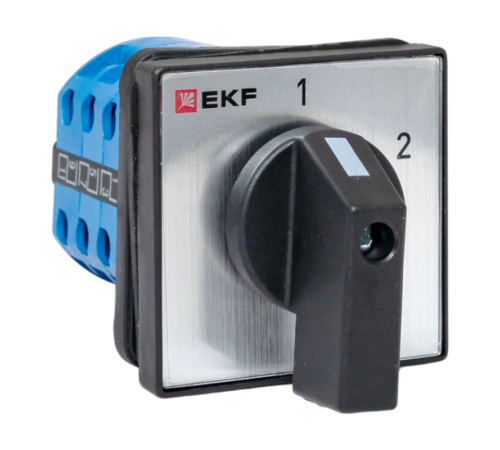 Переключатель кулачковый ПК-1-53 32А 3P "1-2" IP65  pk-1-53-32-65  EKF