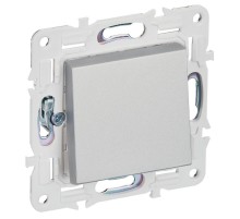 SKANDY Выключатель 1-клавишный перекрестный 10А SK-V03S серебряный   SK-V13-0-10-K23  IEK