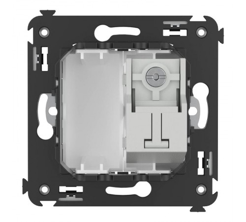 Розетка TV в стену, проходная, "Avanti", "Белое облако"  4400513  DKC