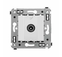 Розетка TV в стену, проходная, "Avanti", "Белое облако"  4400513  DKC