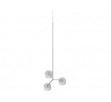 Молниеприемная мачта D 40 мм Н-6000, на штативе с бетоном, алюминий, 595160  ММБ-40х6000-А   Ostec