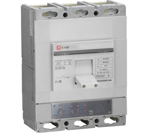 Выключатель автоматический ВА-99 800/800А 3P 35кА с электронным расцепителем EKF PROxima  mccb99-800-800e  EKF