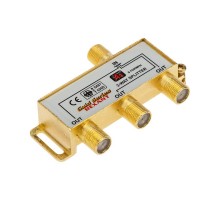ДЕЛИТЕЛЬ  ТВ x 3 + 4шт. F   "BOX"  5-1000 МГц  "GOLD"   05-6102-1  REXANT