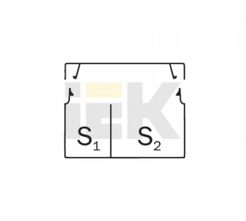 Кабель-канал  40/2х16 "ЭЛЕКОР" (30 м)  CKK10-040-016-2-K01  IEK