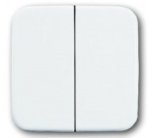 Клавиша для механизма 2-клавишного выключателя/переключателя/кнопки, серия Reflex SI, цвет альпийский белый  1731-0-1993   2CKA001731A1993  ABB