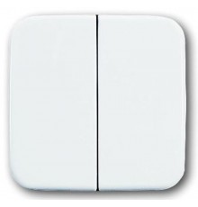 Клавиша для механизма 2-клавишного выключателя/переключателя/кнопки, серия Reflex SI, цвет альпийский белый  1731-0-1993   2CKA001731A1993  ABB