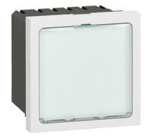 Световое табло с подсветкой белыми светодиодами - Программа Mosaic - 2 модуля - белое  078520  Legrand