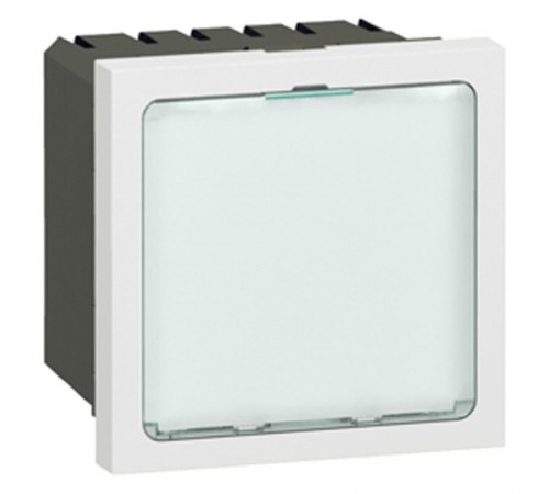 Световое табло с подсветкой белыми светодиодами - Программа Mosaic - 2 модуля - белое  078520  Legrand