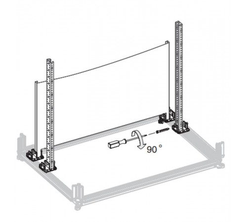 Держатель рамы WR и монт.платы WM  RZ1P4  ABB