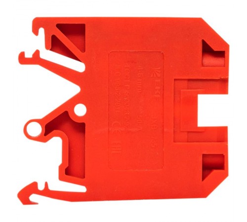 Колодка клеммная JXB-4/35 красная EKF PROxima  plc-jxb-4/35r  EKF
