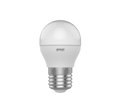 Лампа светодиодная Basic Шар 7,5W 690lm 4100K E27 LED 1/10/100  1053228  Gauss