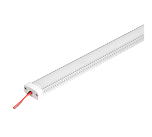 Профиль алюминиевый для светодиодной ленты PAL 1808 накладной анодированный IP65 2м с матовым рассеивателем  1037480  Jazzway