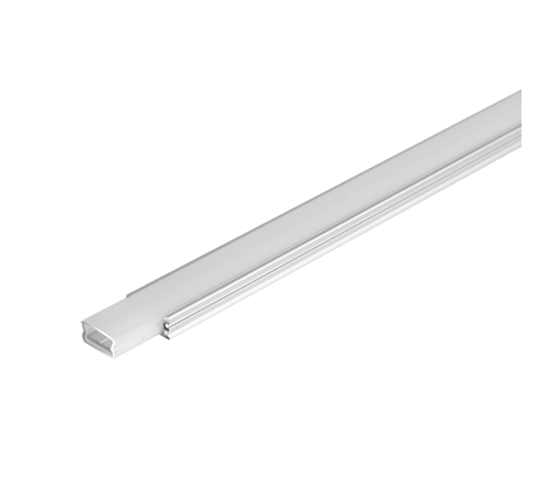 Профиль алюминиевый для светодиодной ленты PAL 1808 накладной анодированный IP65 2м с матовым рассеивателем  1037480  Jazzway